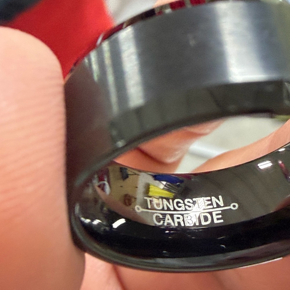 Black Tungsten Carbide Ring